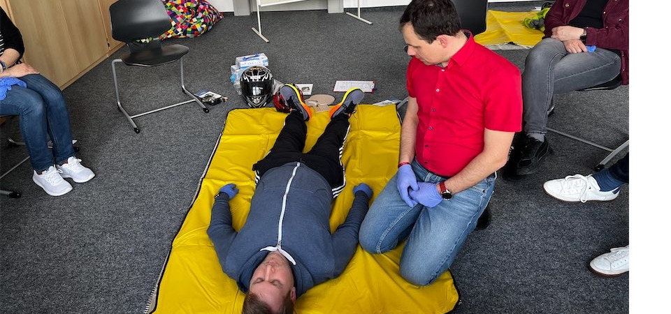 Erste-Hilfe-Kurs für Lehrer